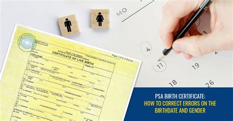 how to change birthdate in birth certificate|How To Correct Errors in Birth Certificate: An Ultimate .